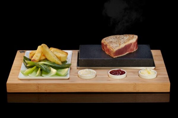 SteakStone Plošča za Cvrčeče Zrezke, Lava Kamen, (SS001)
