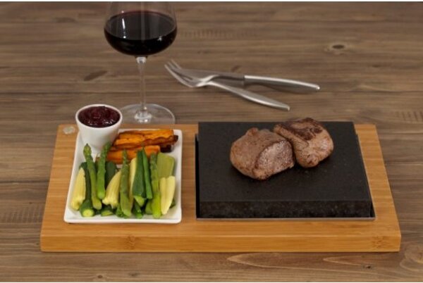 SteakStone Plošča za Zrezek in Omako, Lava Kamen, (SS002)