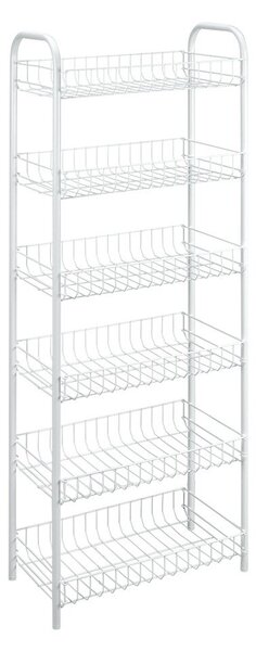 Bel kovinski regal 41x104x23 cm Monaco – Metaltex