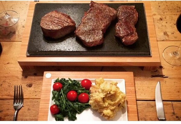 SteakStone Plošča za Zrezek, Lava Kamen, (SS003R)