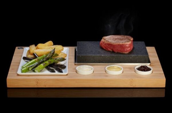 SteakStone Plošča za Cvrčeče Zrezke, Lava Kamen, (SS001)