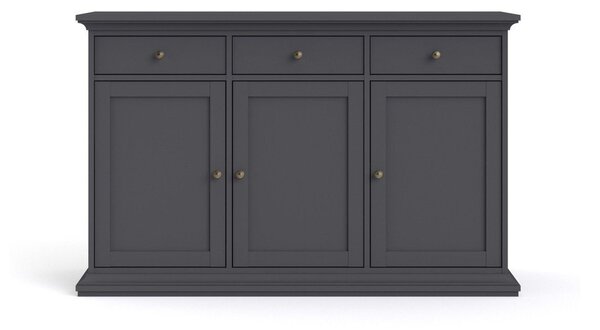 Siva nizka komoda 144x92 cm Paris – Tvilum