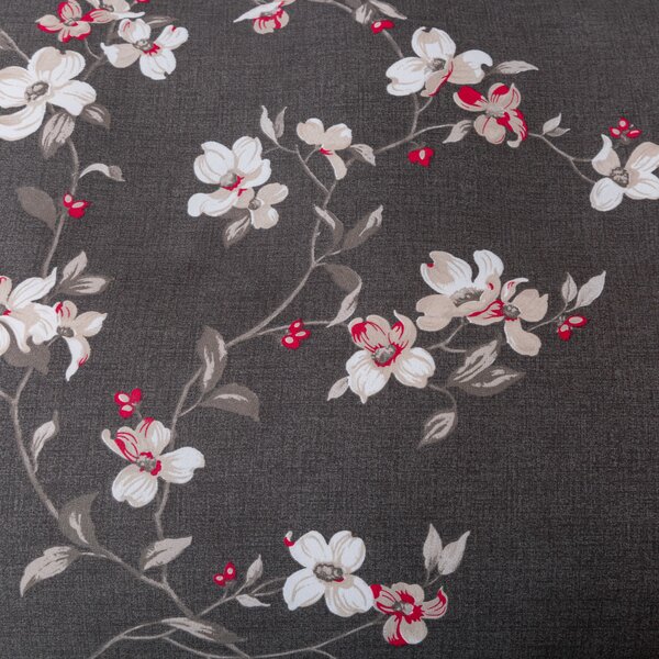 Flanelna posteljnina iz mikrovlaken BLOSSOM, siva Dimenzije posteljnine: 70 x 90 cm | 140 x 200 cm