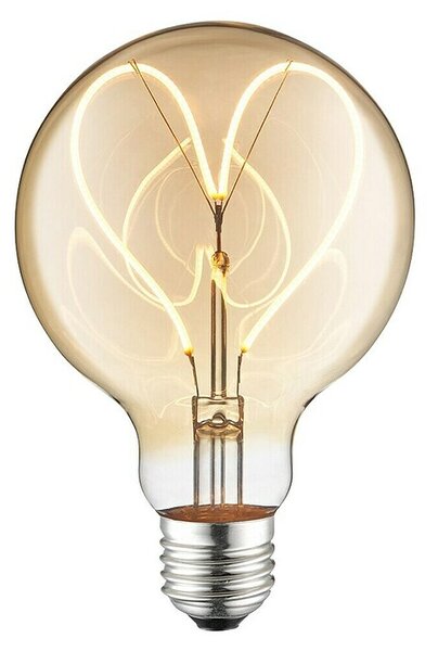 Home Sweet Home LED svetlobni vir Heart Vintage okrogle oblike E27 (E27, Možnost zatemnitve, Toplo bela, 280 lm, 4 W)