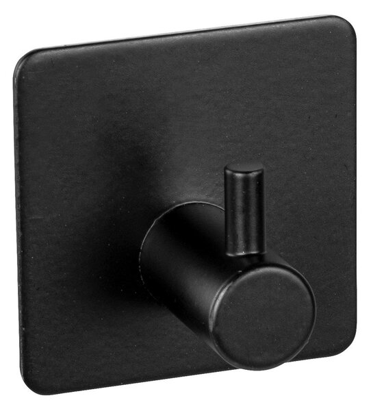 Črni obešalniki iz nerjavečega jekla z namestitvijo brez vrtanja v kompletu 2 ks Black Outdoor Kitchen Ureo – Wenko
