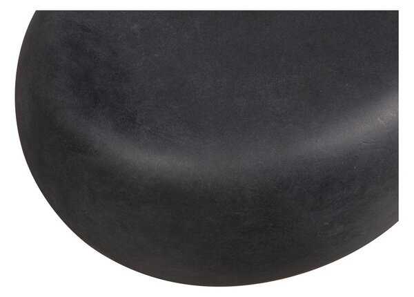 Antracitno siva okrogla mizica ø 50 cm Pebble – vtwonen
