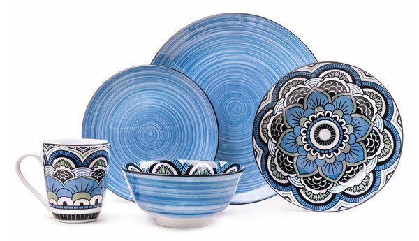20-delni komplet porcelanaste posode Bonami Essentials Orient