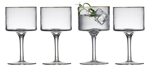Komplet 4 kozarcev za gin in tonik Lyngby Glas Palermo, 320 ml