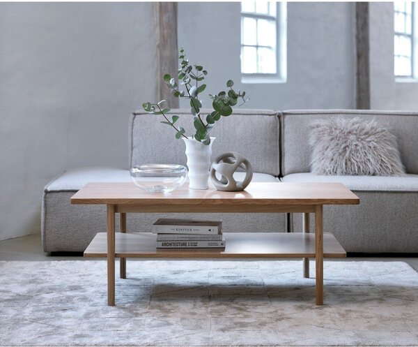 Mizica z mizno ploščo v hrastovem dekorju 60x120 cm Ponza – Unique Furniture