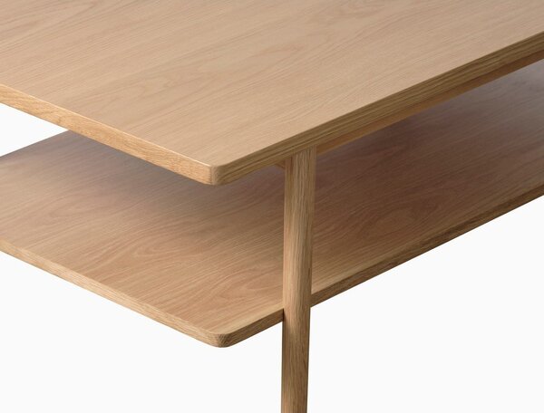 Mizica z mizno ploščo v hrastovem dekorju 60x120 cm Ponza – Unique Furniture