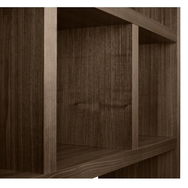 Rjav regal v orehovem dekorju 150x198 cm Berlin – TemaHome