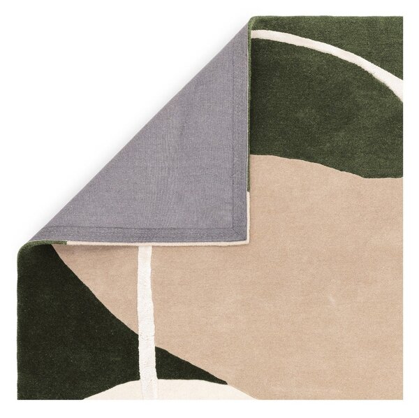 Zelena ročno tkana volnena preproga 200x300 cm Matrix – Asiatic Carpets