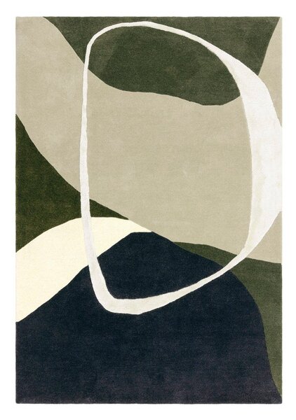 Zelena ročno tkana volnena preproga 200x300 cm Matrix – Asiatic Carpets
