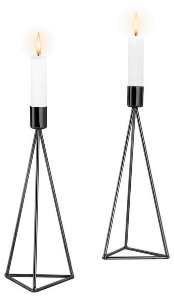 Echtwerk Set Svečnikov Modern, Črna, 2 Kos