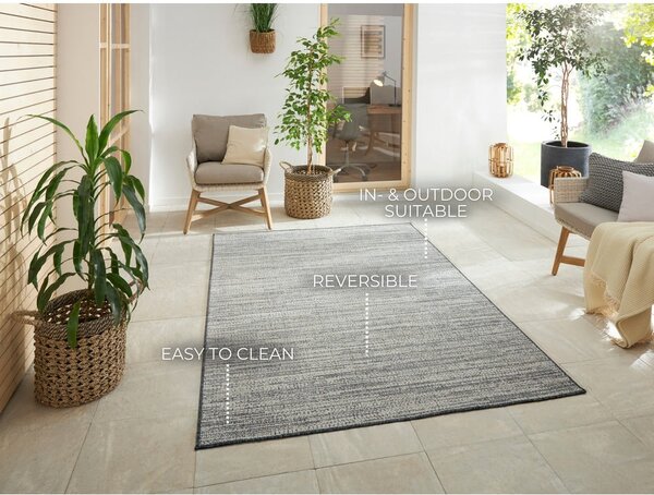 Siva zunanja preproga 170x120 cm Gemini - Elle Decoration