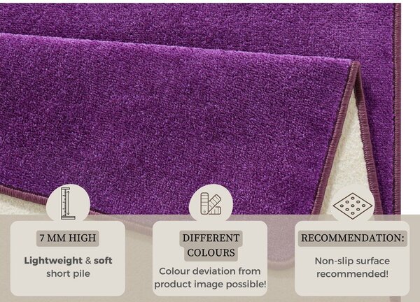 Temno vijolična preproga 80x150 cm Fancy – Hanse Home