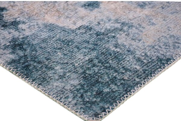 Modro-kremna pralna preproga 230x160 cm - Vitaus