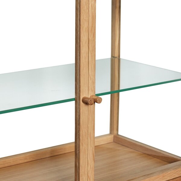Vitrina v hrastovem dekorju 60x42x32 cm Poetic – Hübsch