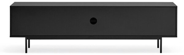 Črna TV omarica 180x52 cm Sierra – Teulat
