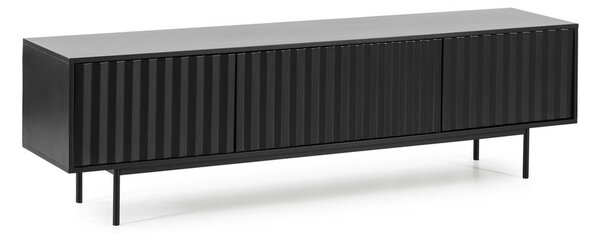 Črna TV omarica 180x52 cm Sierra – Teulat