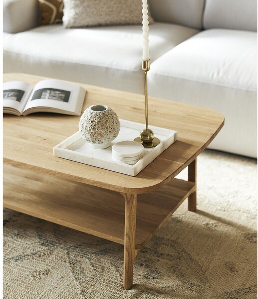 Mizica iz masivnega hrasta 60x100 cm Twig – The Beds