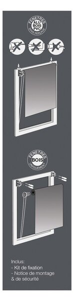 Bel tekstilni rolo 120x180 cm Rossignol – douceur d'intérieur