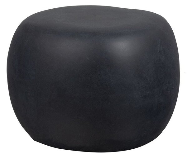 Antracitno siva okrogla mizica ø 50 cm Pebble – vtwonen