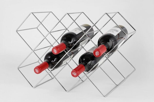 Echtwerk Stojalo Za Vino Shiny, Srebrna