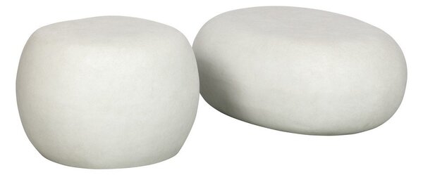Bela okrogla mizica ø 50 cm Pebble – vtwonen