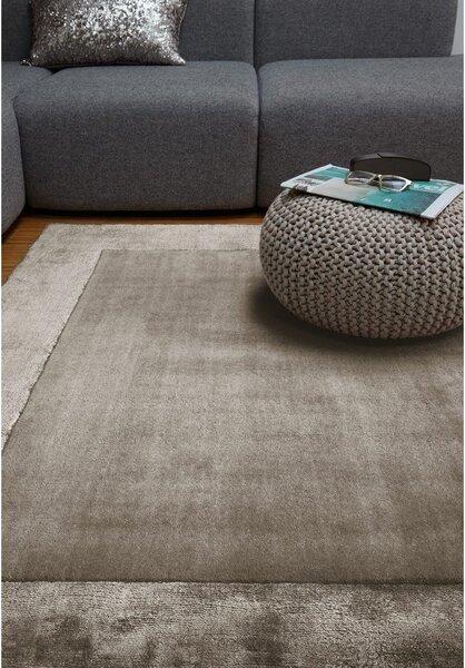 Rjava ročno tkana preproga iz mešanice volne 200x290 cm Ascot – Asiatic Carpets