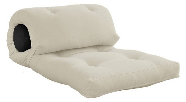Sivo-bež futonska vzmetnica 70x200 cm Wrap Beige/Dark Grey – Karup Design
