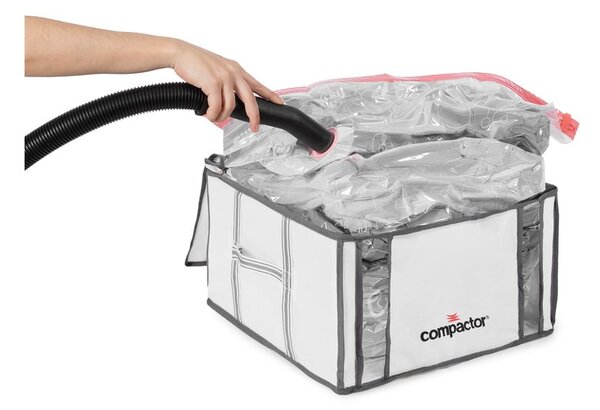 Vakuumska/ojačana tekstilna škatla za shranjevanje oblačil 42x25x25 cm Life – Compactor