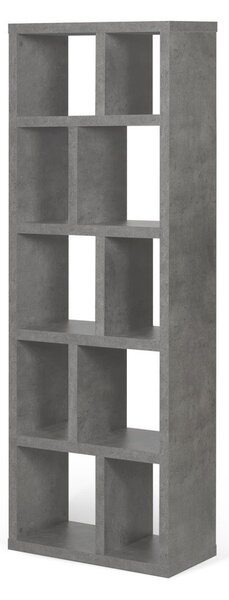 Siv regal v betonskem dekorju 70x198 cm Berlin – TemaHome