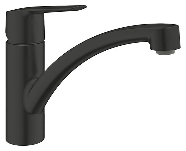 Grohe QuickFix Start Armatura za pomivalno korito (Dolžina izliva: 227 mm, Črna, Območje obračanja: 140 °)