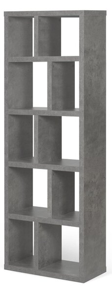 Siv regal v betonskem dekorju 70x198 cm Berlin – TemaHome