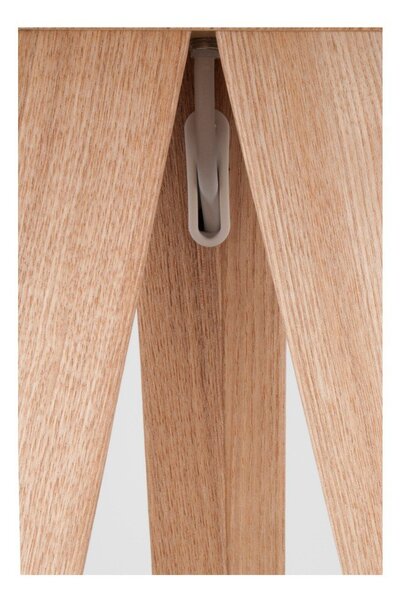 Bela talna svetilka Zuiver Tripod Wood, ø 50 cm