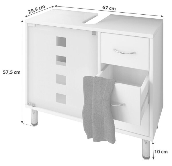 OMARICA ZA POD UMIVALNIK 67/57,5/29,5 cm
