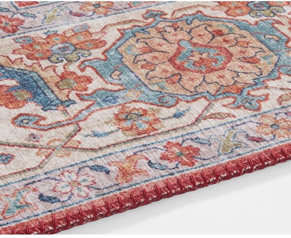 Opečno rdeča preproga Nouristan Sylla, 80 x 200 cm