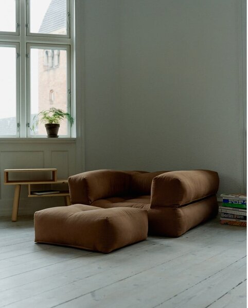 Raztegljiv fotelj Karup Design Cube Linen Beige