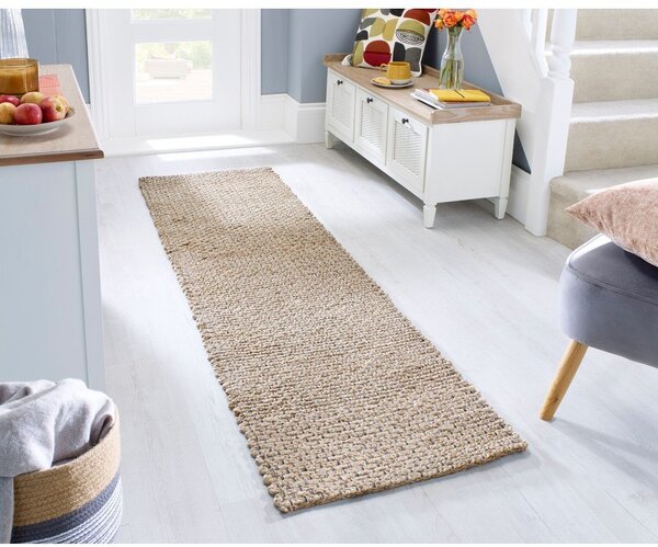 Tekač iz jute v naravni barvi 60x230 cm Sol - Flair Rugs