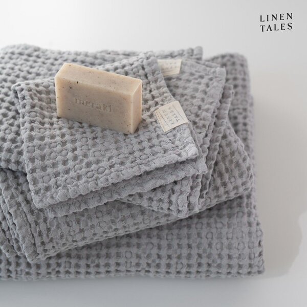 Svetlo sivi komplet brisač 3 ks Honeycomb – Linen Tales