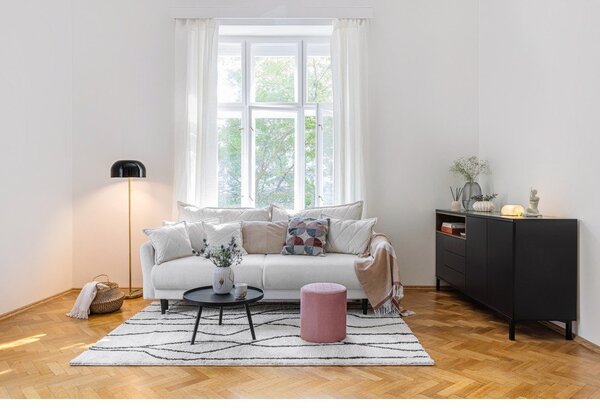 Črno-bela preproga 120x180 cm Routa – Universal