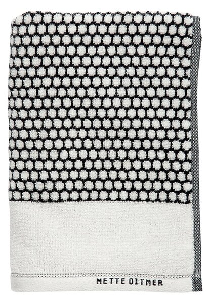 Črno-bele bombažne brisače v kompletu 2 kos 40x60 cm Grid - Mette Ditmer Denmark