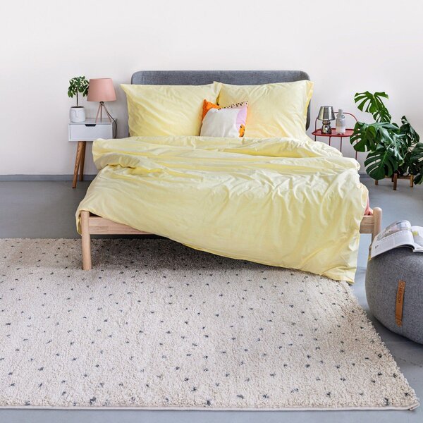 Črno-kremno bela preproga 120x180 cm Dottie Black – Universal