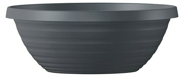 Scheurich Country Star Okrogel lonec za rastline Country star (Zunanje dimenzije (Ø x V): 29 x 11,1 cm, Plastika, Metalik siva)