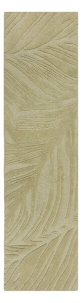 Zelen volneni tekač 60x230 cm Lino Leaf - Flair Rugs