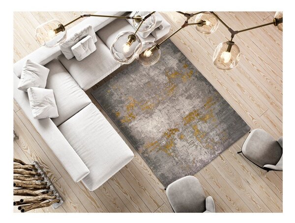 Siva preproga Universal Mesina Mustard, 160 x 230 cm