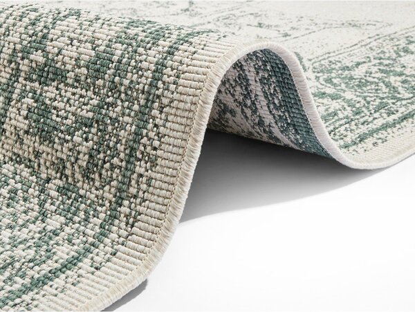 Zeleno-krem zunanja preproga NORTHRUGS Borbon, 160 x 230 cm