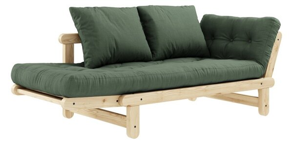 Raztegljiv kavč Karup Design Beat Natural Clear/Olive Green