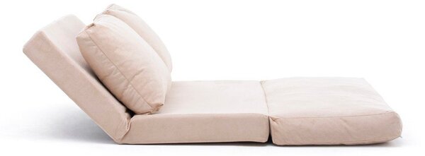 Kremno bela raztegljiva sedežna garnitura 120 cm Taida – Balcab Home
